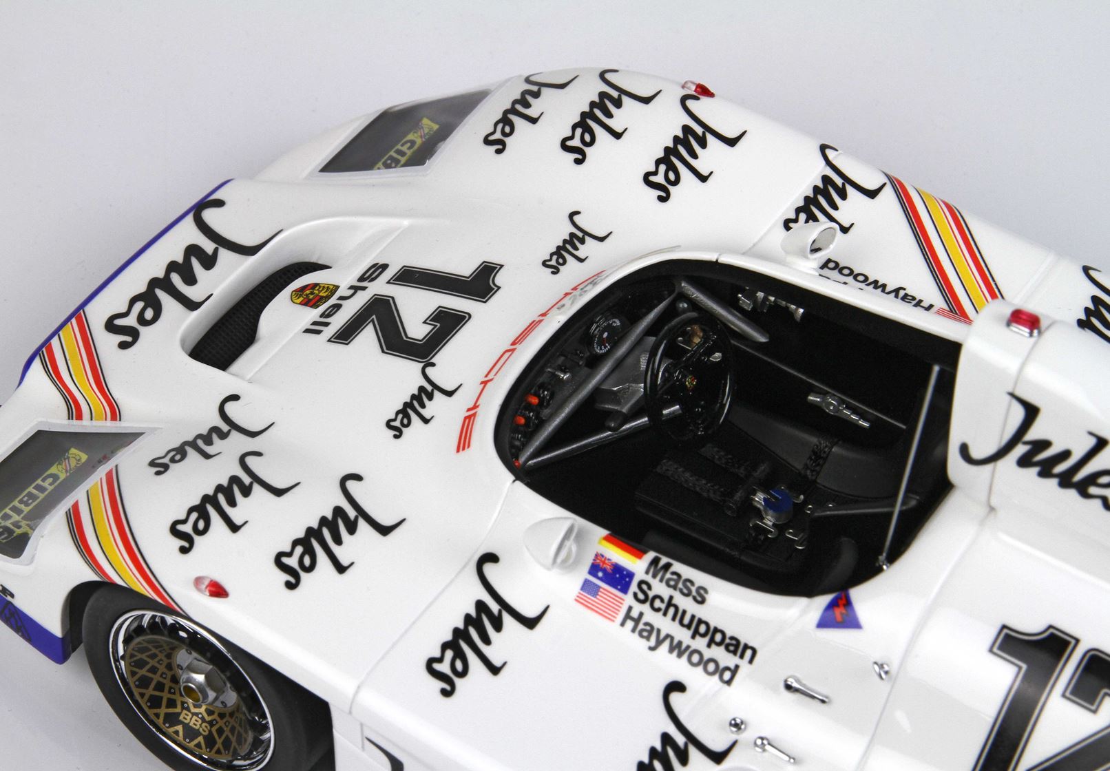 BBR Porsche 936/81 Turbo 24h Le Mans 1981 Mass-Schuppan-Haywood N° 12 | 1:18 - Immagine 18