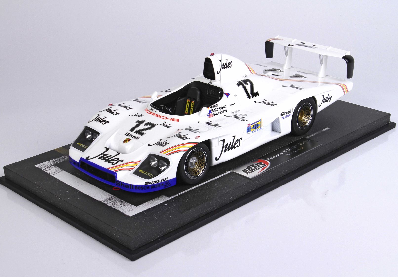 BBR Porsche 936/81 Turbo 24h Le Mans 1981 Mass-Schuppan-Haywood N° 12 | 1:18 - Immagine 11