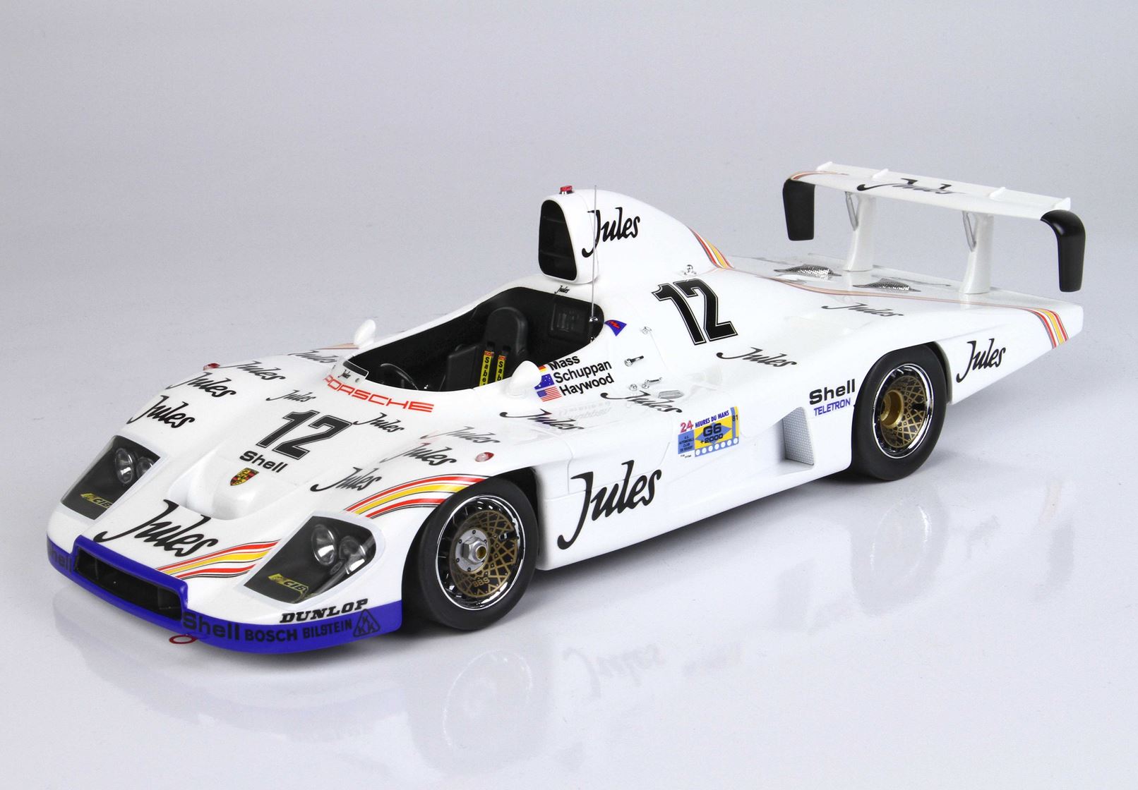 BBR Porsche 936/81 Turbo 24h Le Mans 1981 Mass-Schuppan-Haywood N° 12 | 1:18 - Immagine 16