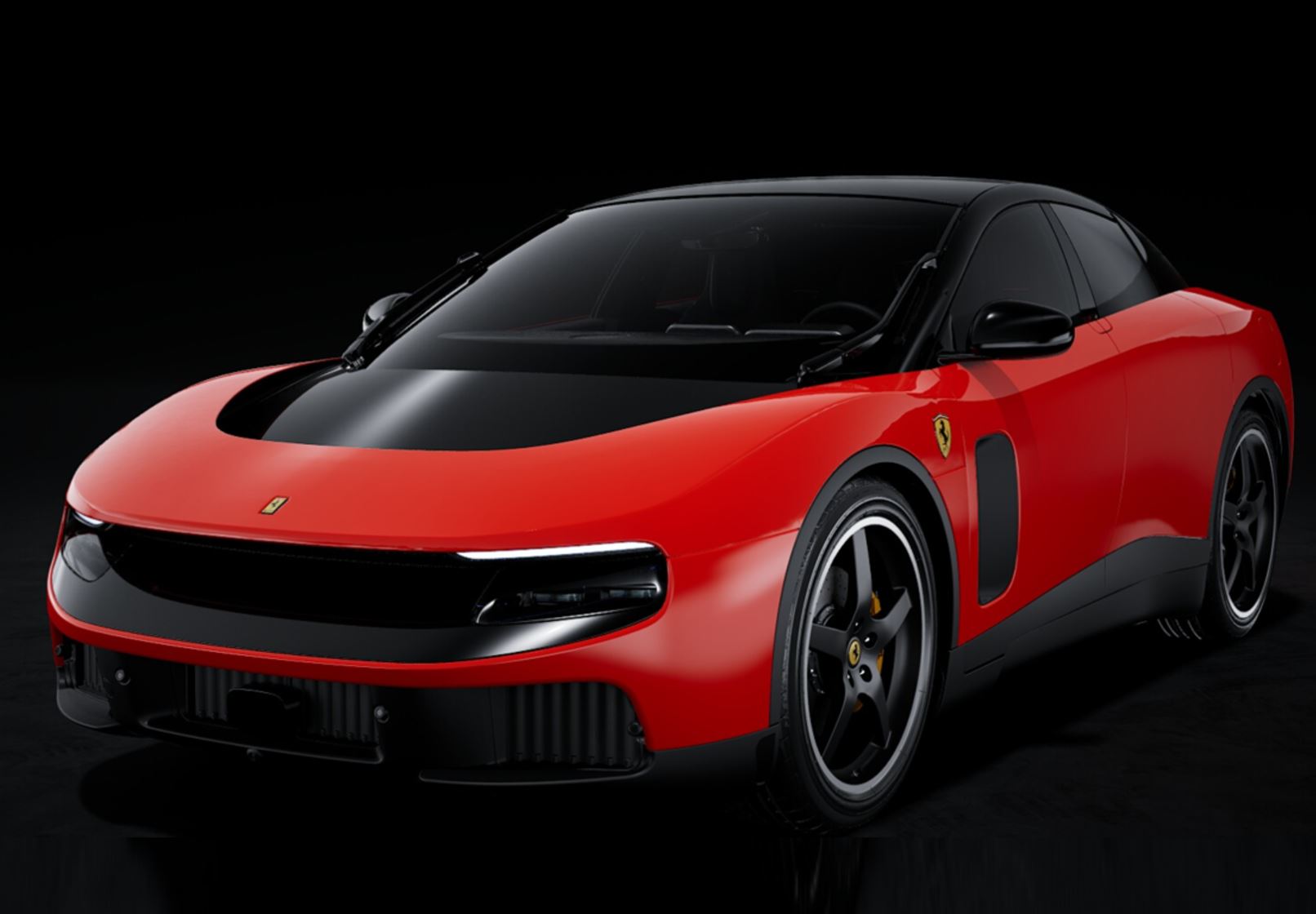 BBR Ferrari Luce Panoramic Roof - Corsa Red | 1:18