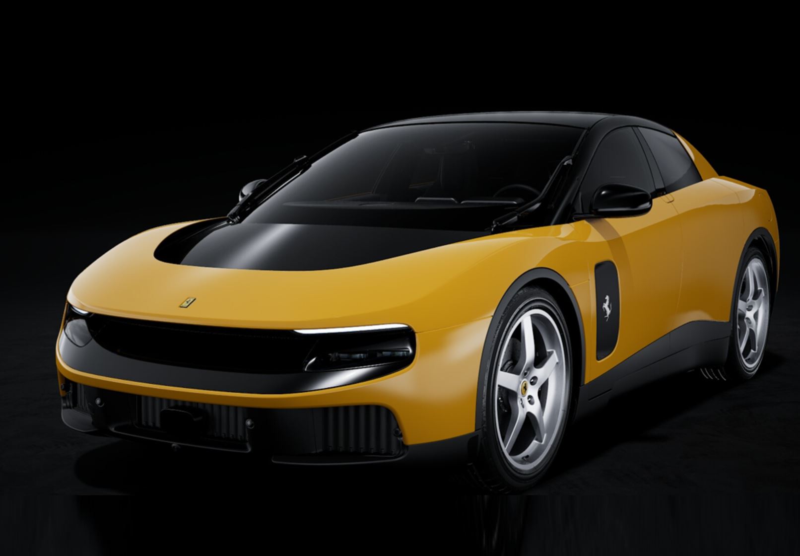 BBR Ferrari Luce Tetto Panoramico - Modena Yellow | 1:18