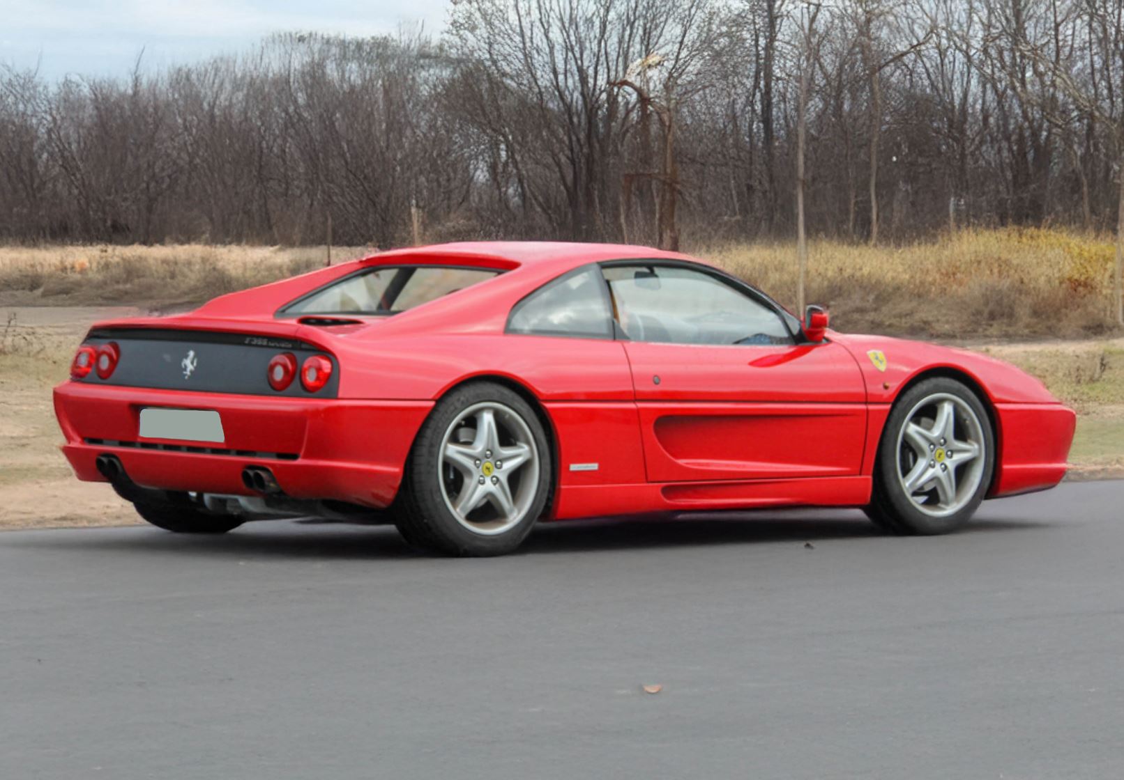 BBR Ferrari F355 Berlinetta 1994 Manual Gearbox & Challenge Grid - Red | 1:18