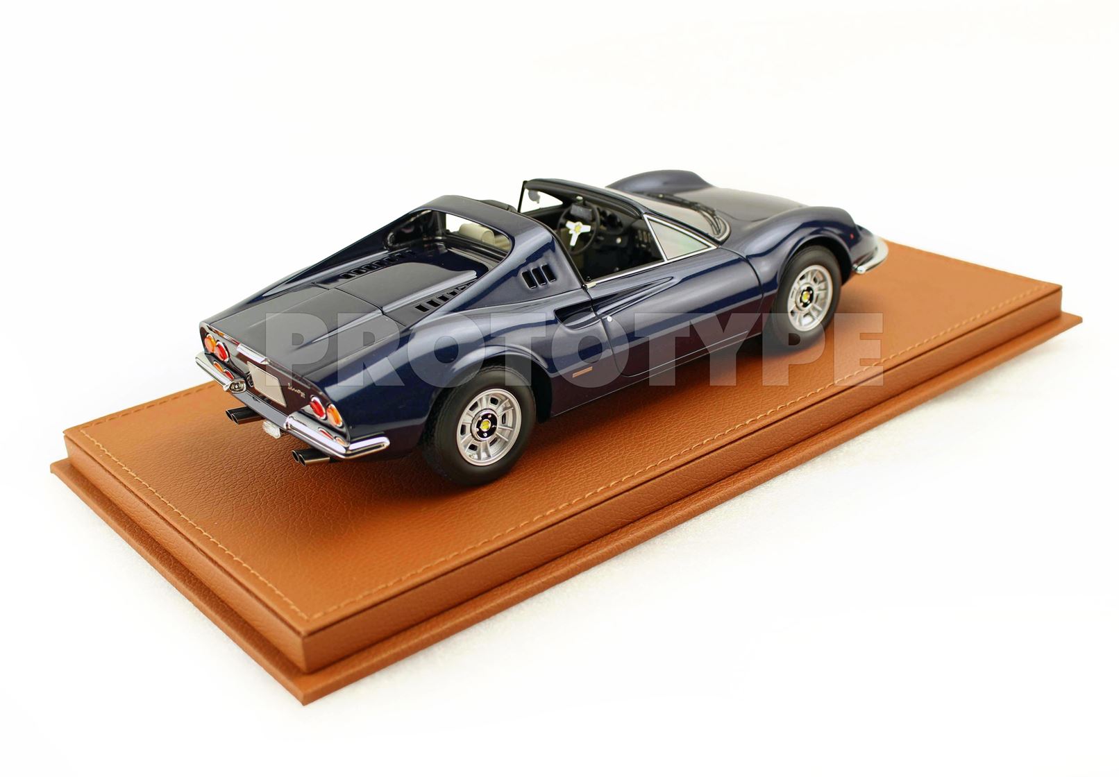 BBR Ferrari Dino 246 GTS 1972 - Sera Blue | 1:18 - 画像2
