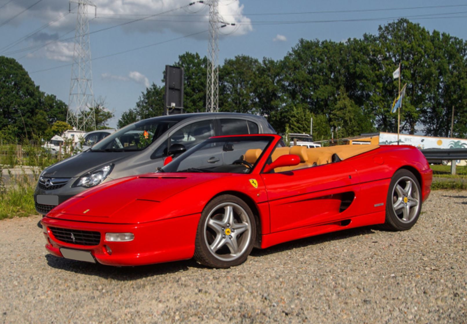 BBR Ferrari F355 Spider Manual Gearbox - Red | 1:18