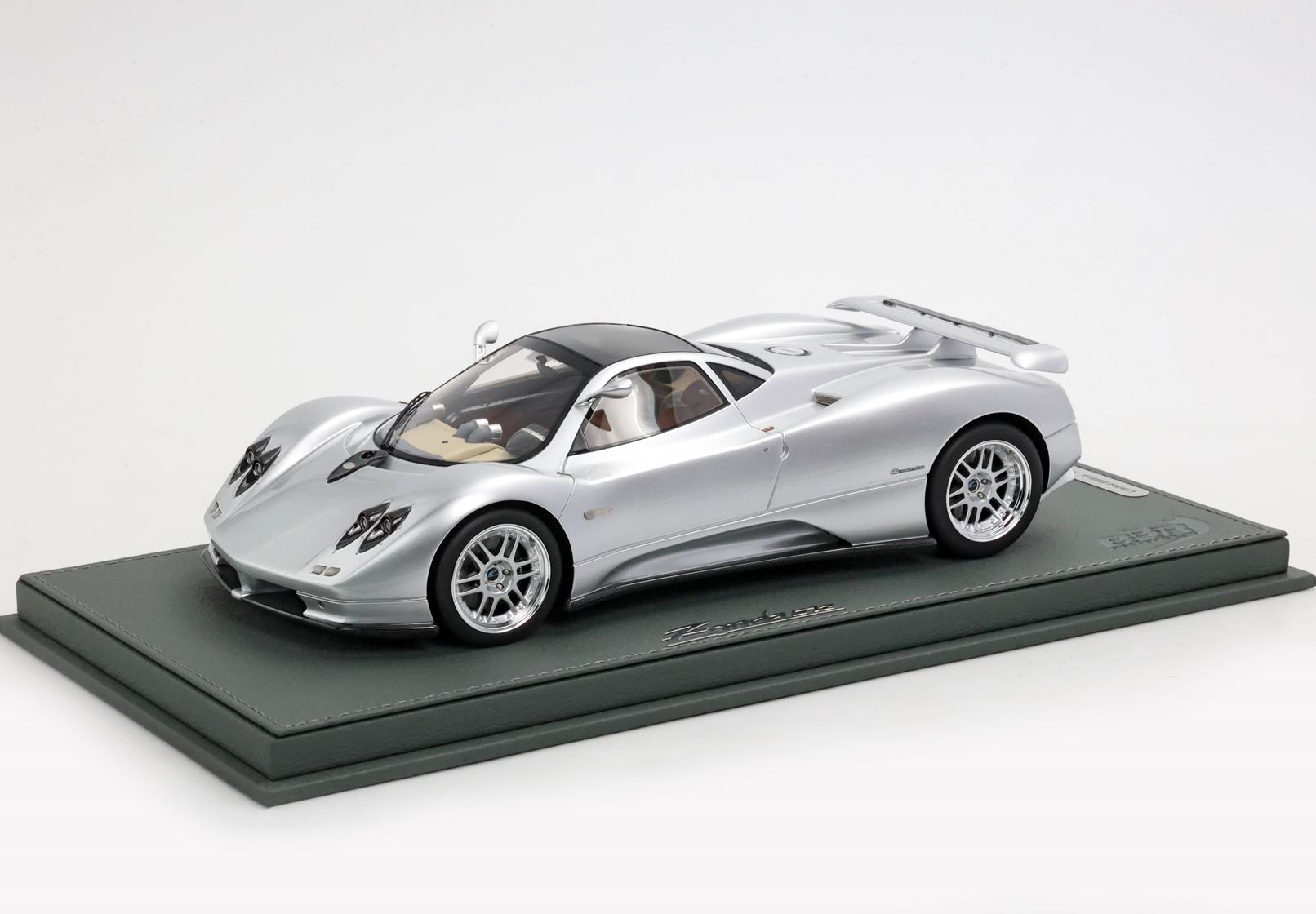 BBR Pagani Zonda C12 001 20th Anniversary - Silver | 1:18
