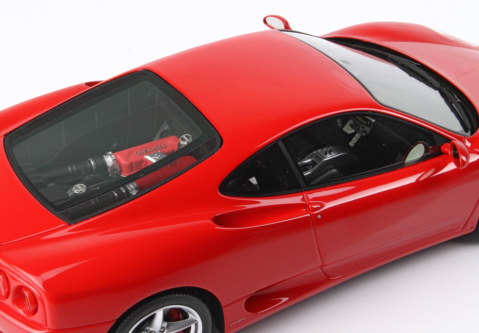 BBR Ferrari 360 Modena 1999 F1-Getriebe - Red | 1:18 - Imagen 11