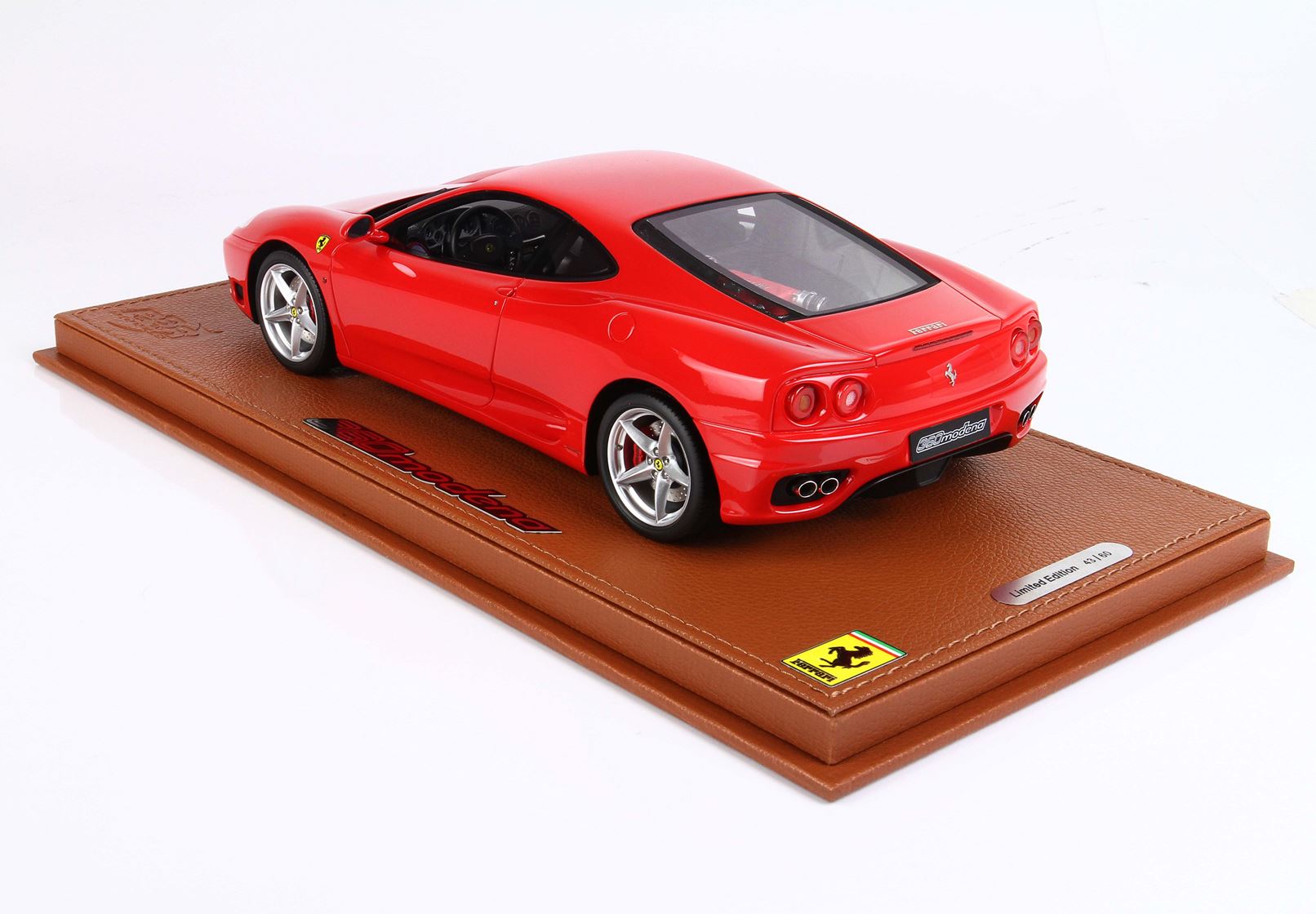 BBR Ferrari 360 Modena 1999 F1-Getriebe - Red | 1:18 - Imagen 10