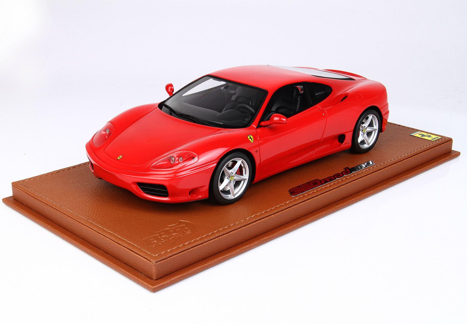 BBR Ferrari 360 Modena 1999 F1-Getriebe - Red | 1:18 - Imagen 9