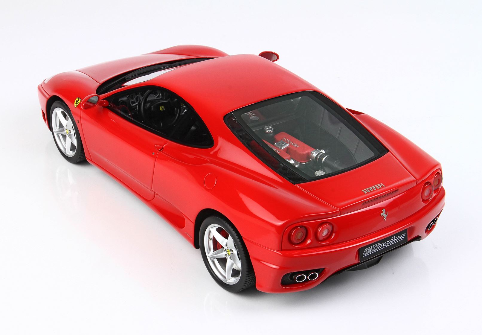 BBR Ferrari 360 Modena 1999 F1-Getriebe - Red | 1:18 - Imagen 14