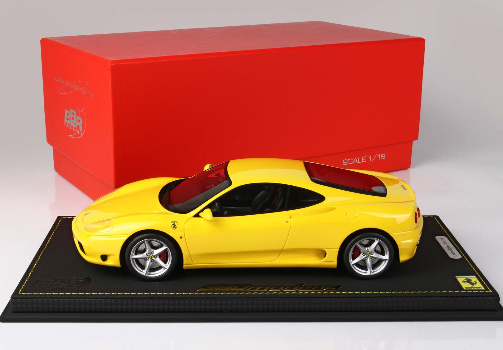 BBR Ferrari 360 Modena 1999 F1 Gearbox - Yellow | 1:18 - Imagen 9