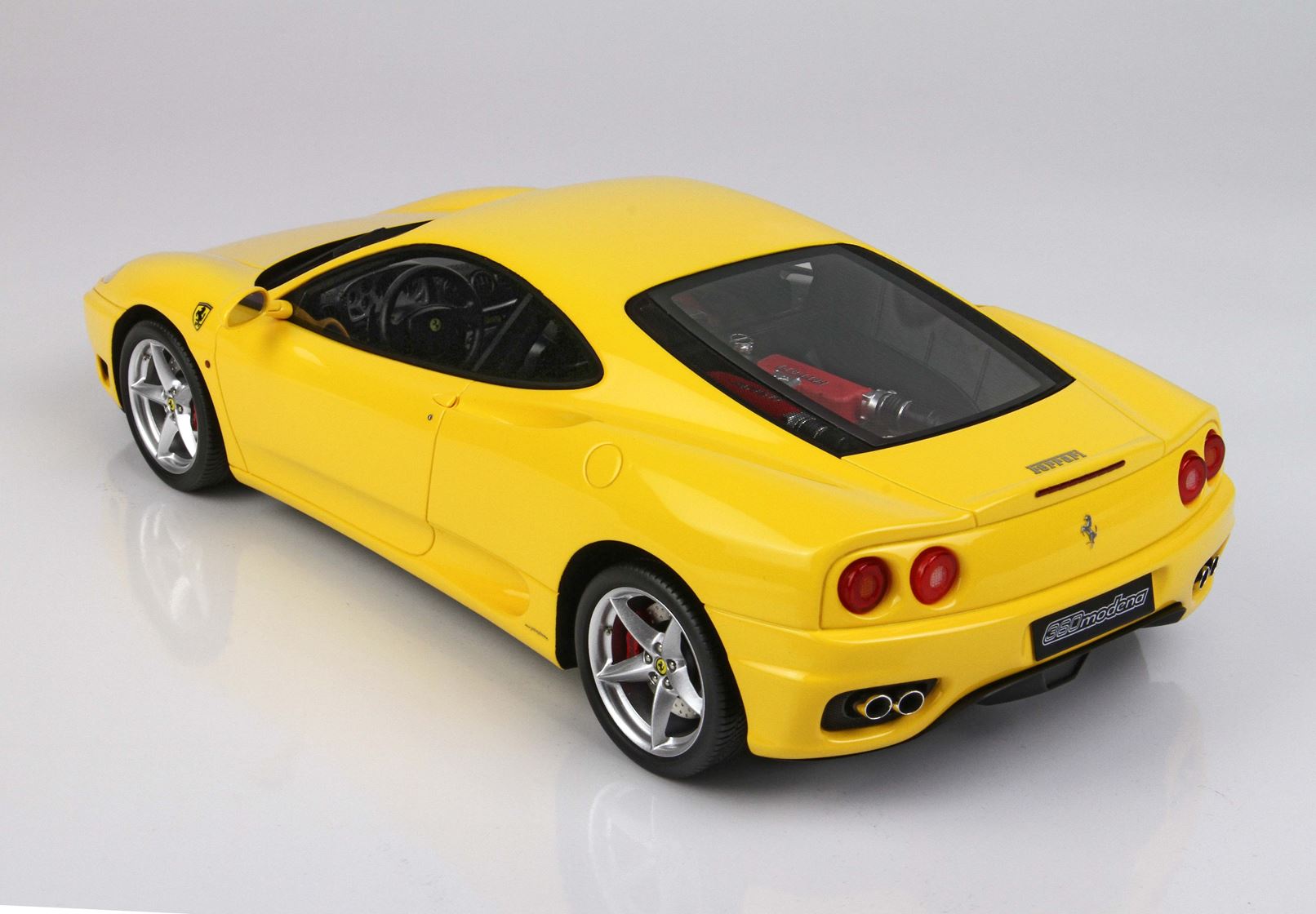 BBR Ferrari 360 Modena 1999 F1 Gearbox - Yellow | 1:18 - Imagen 15