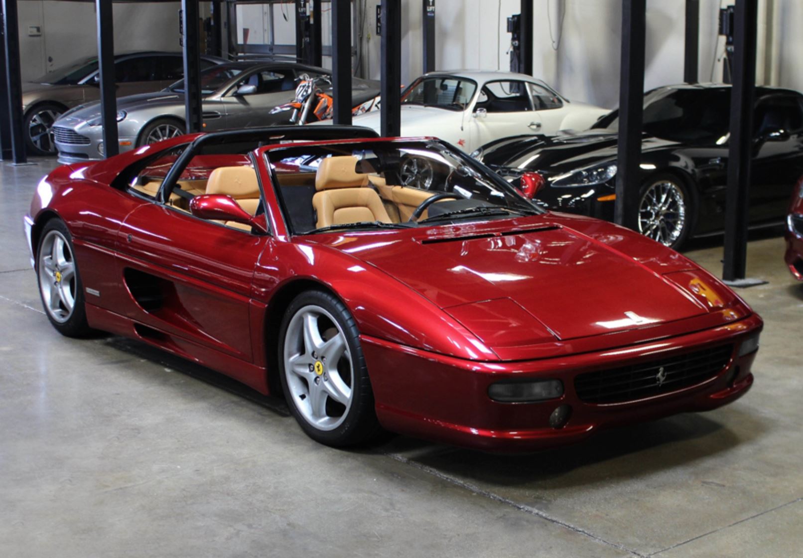 BBR Ferrari F355 GTS Targa Manual Gearbox Challenge Grille - Fiorano Red | 1:18