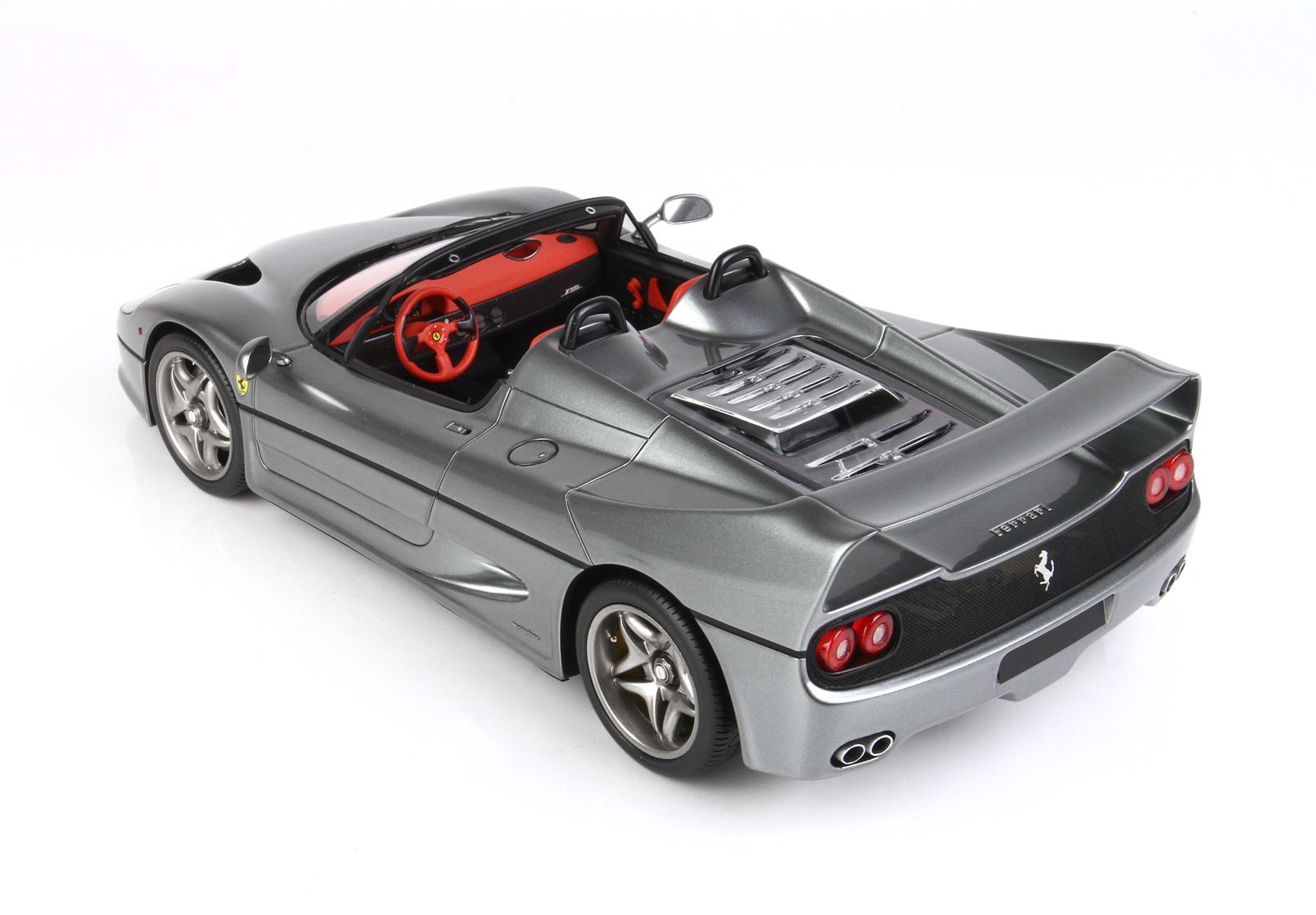 BBR Ferrari F50 1995 Spider Version - Metallic Iron Grey | 1:18 - Imagen 14