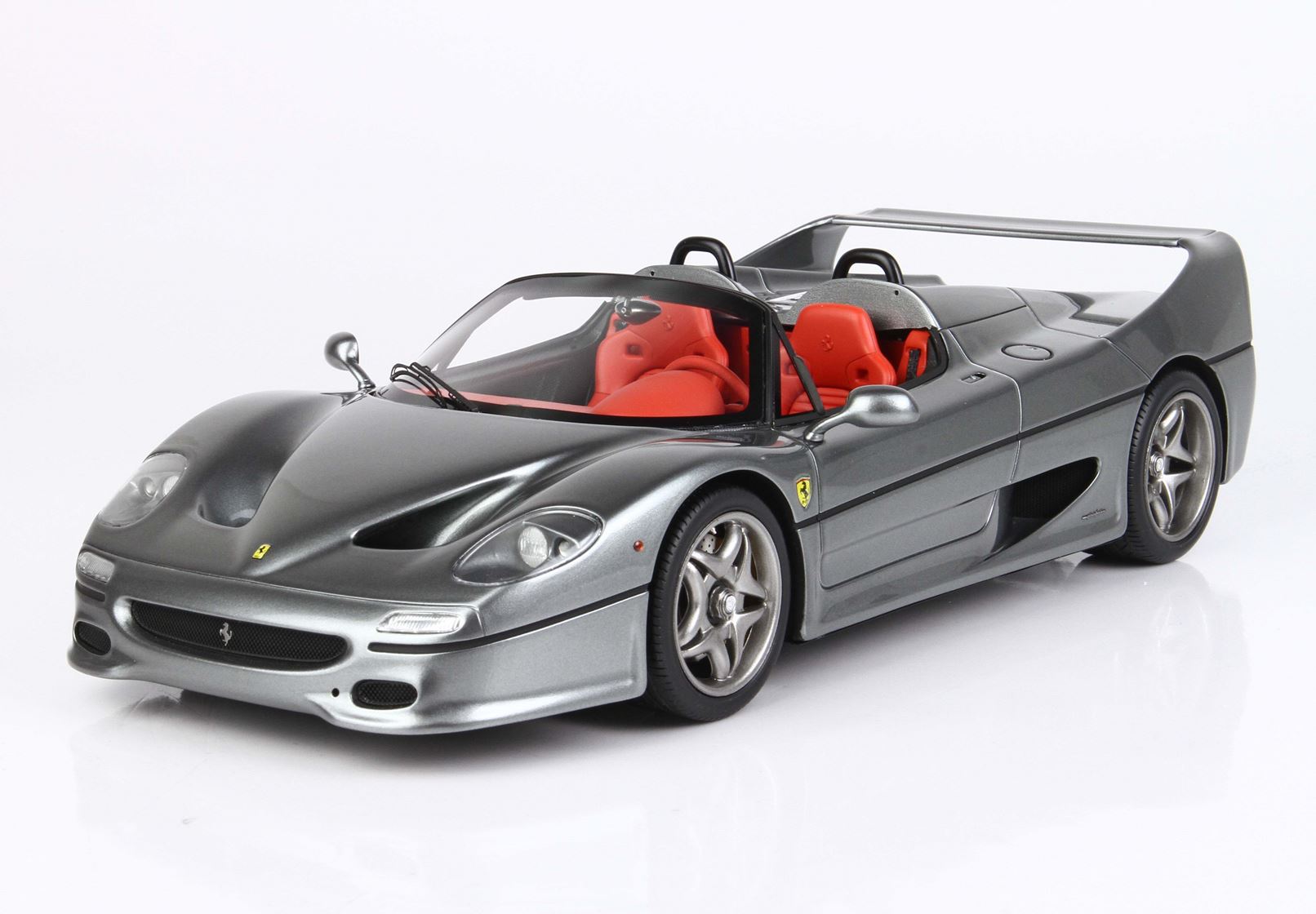 BBR Ferrari F50 1995 Spider Version - Metallic Iron Grey | 1:18 - Imagen 12