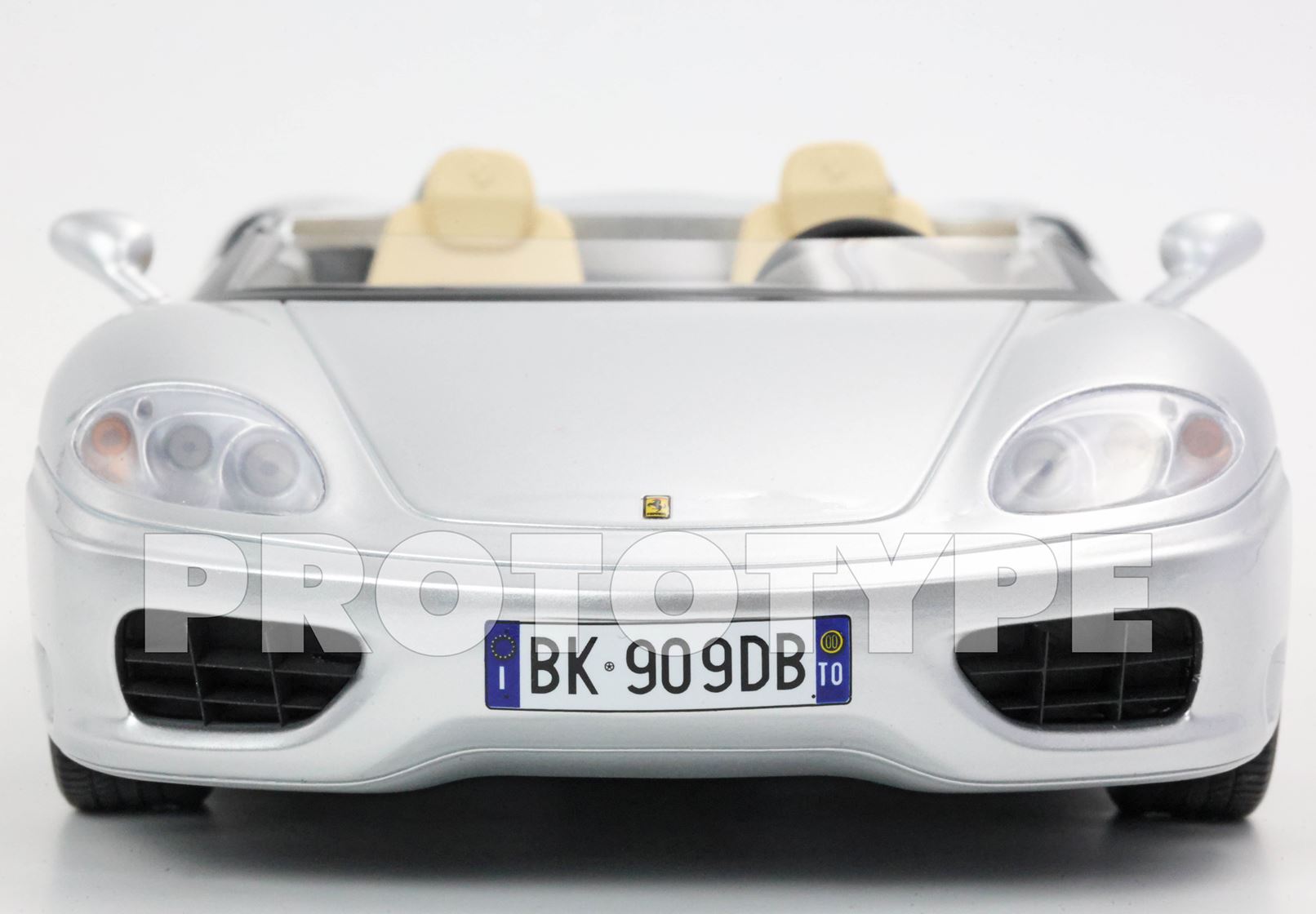 BBR Ferrari 360 Barchetta One-Off Car - Silver | 1:18 – Bild 9
