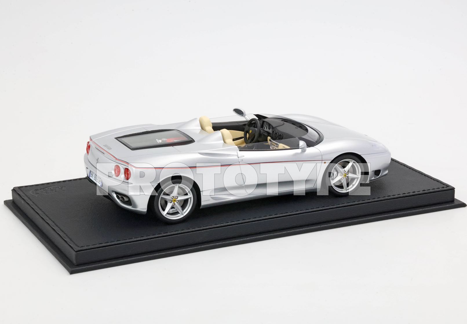 BBR Ferrari 360 Barchetta One-Off Car - Silver | 1:18 – Bild 2