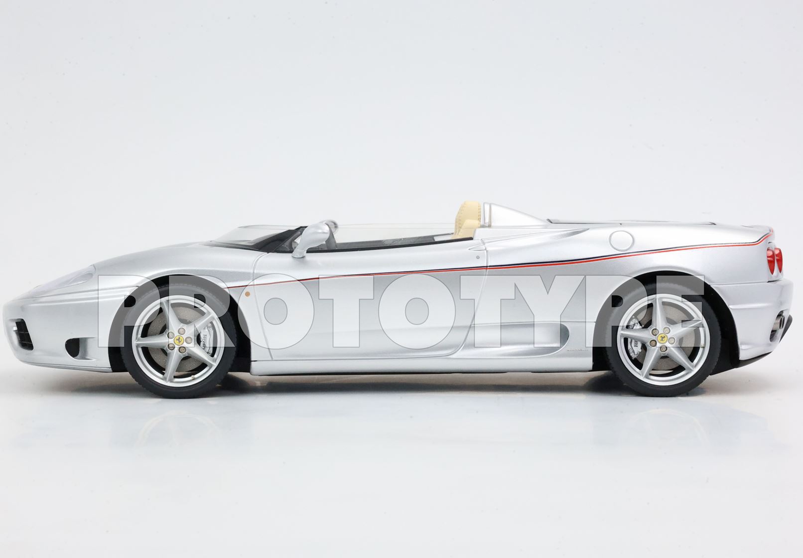 BBR Ferrari 360 Barchetta One-Off Car - Silver | 1:18 – Bild 5