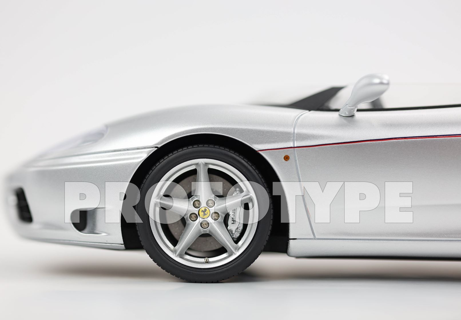 BBR Ferrari 360 Barchetta One-Off Car - Silver | 1:18 – Bild 6