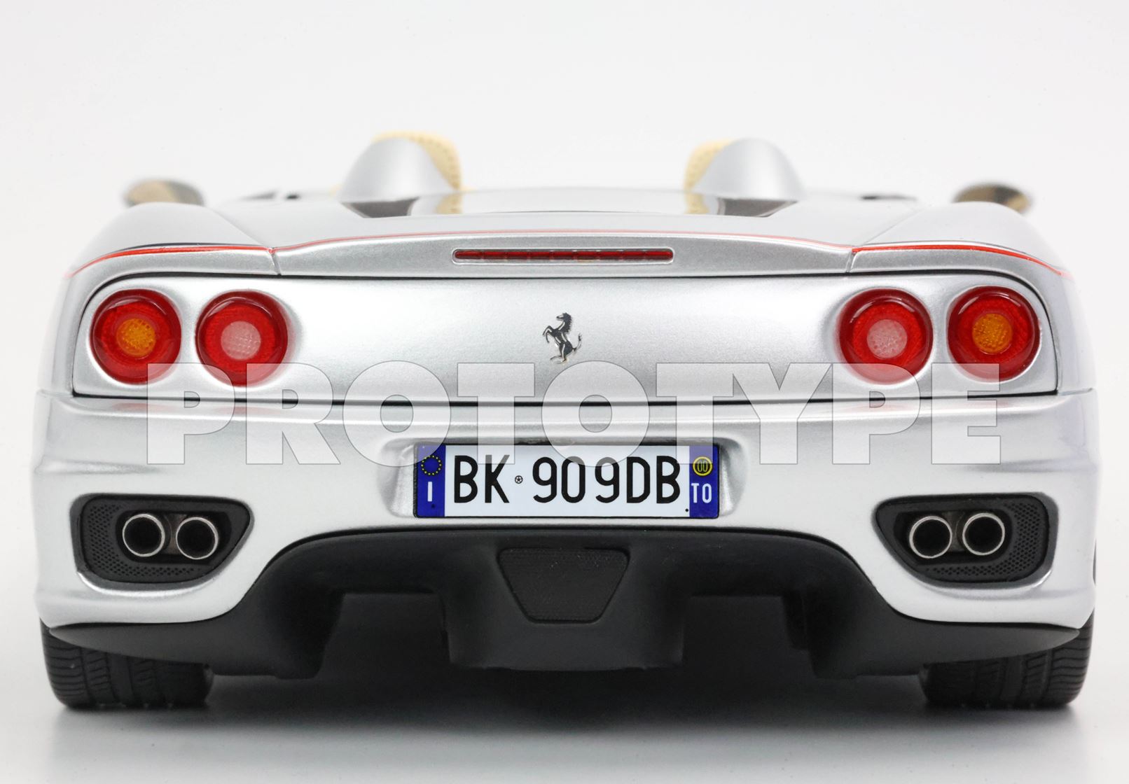 BBR Ferrari 360 Barchetta One-Off Car - Silver | 1:18 – Bild 8