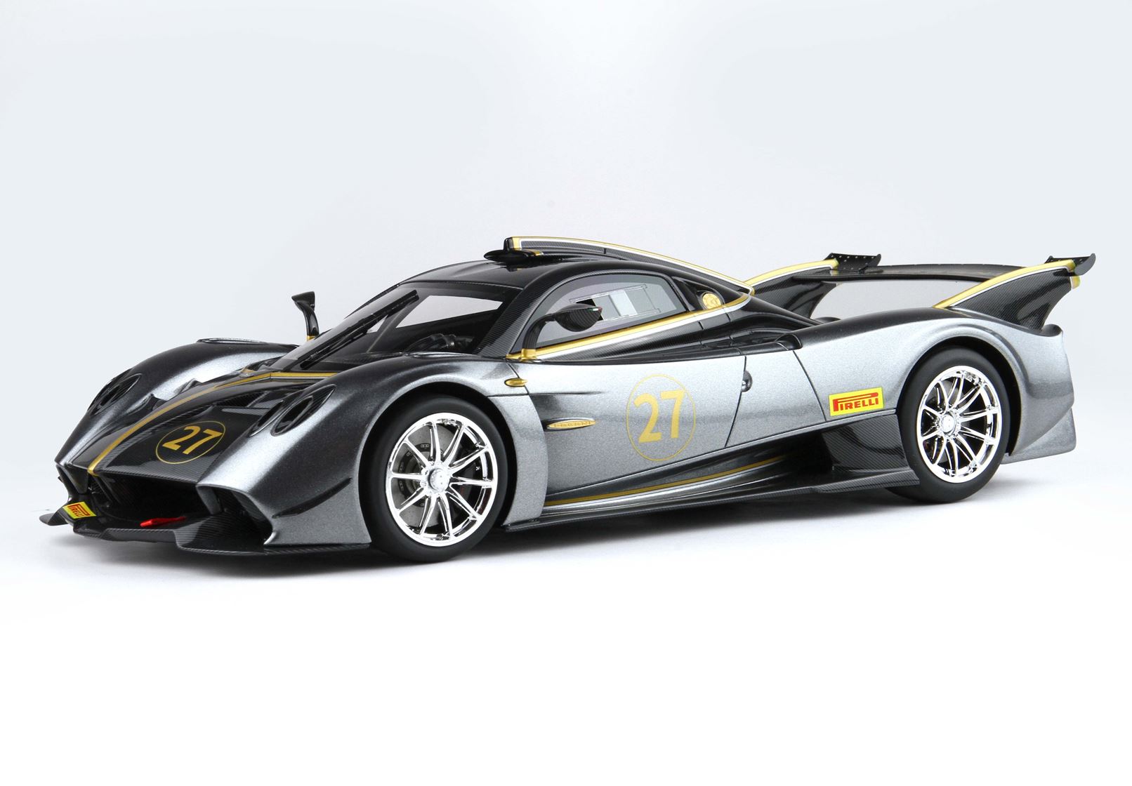 BBR Pagani Huayra R - Metallic Grey | 1:18 - Immagine 4