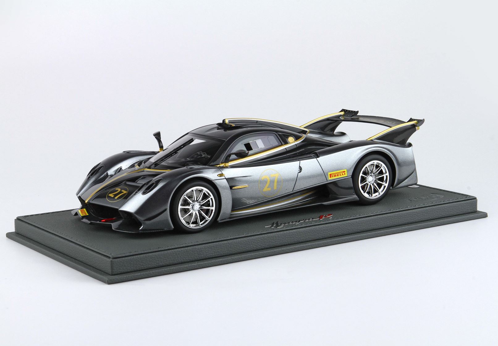 BBR Pagani Huayra R - Metallic Grey | 1:18