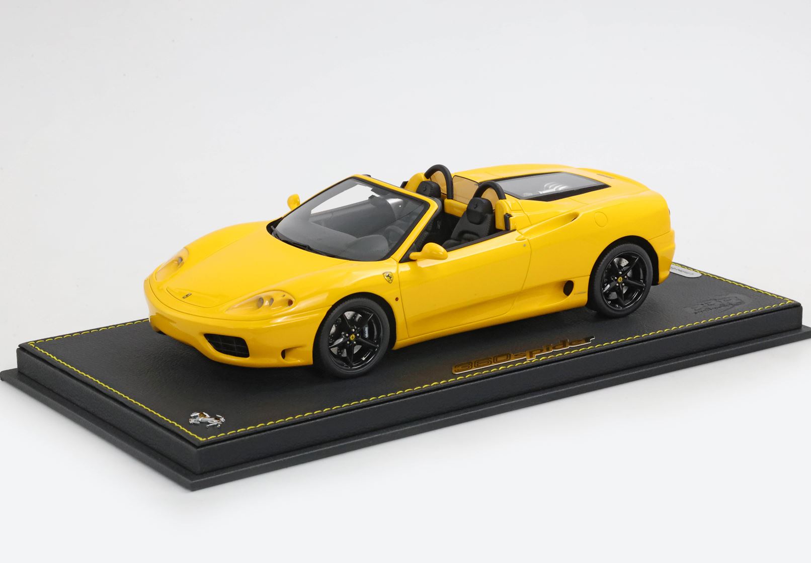 BBR Ferrari 360 Modena Spider Manual Gearbox - Modena Yellow | 1:18