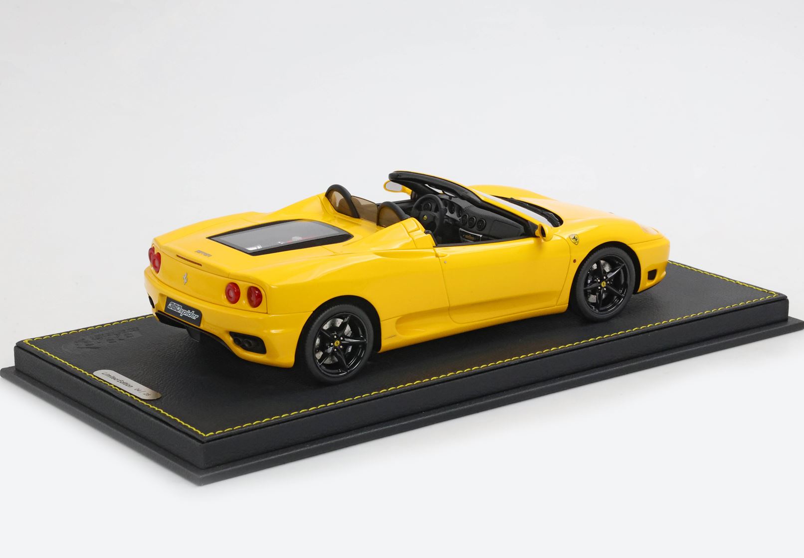 BBR Ferrari 360 Modena Spider Cambio manuale - Modena Yellow | 1:18 - Image 2