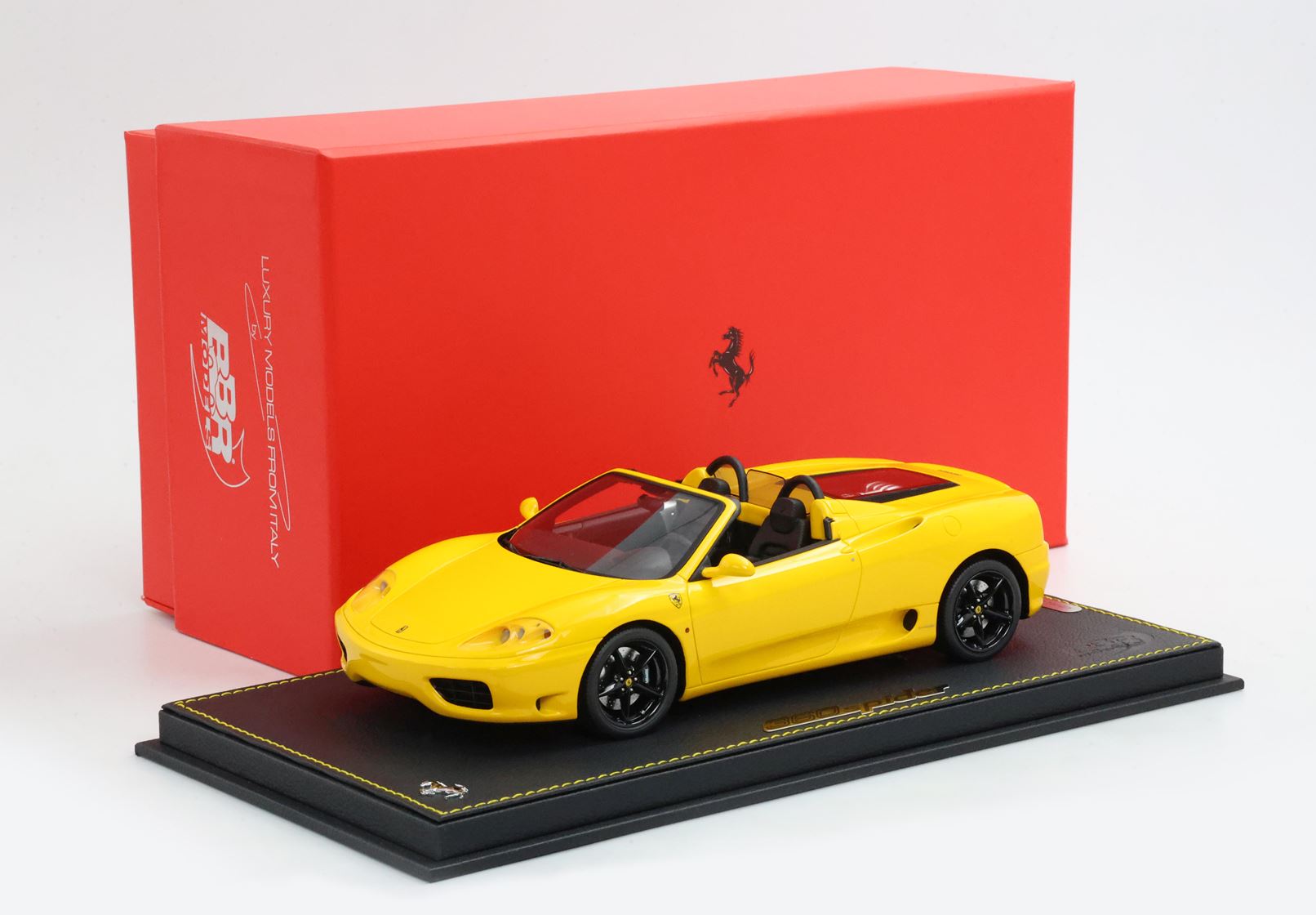 BBR Ferrari 360 Modena Spider Cambio manuale - Modena Yellow | 1:18 - Image 10