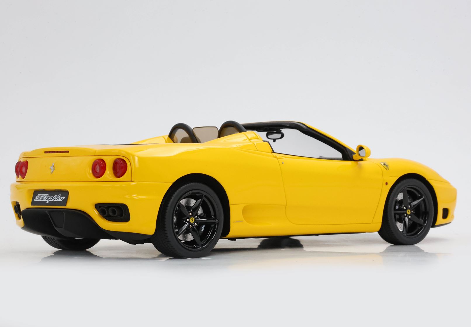 BBR Ferrari 360 Modena Spider Cambio manuale - Modena Yellow | 1:18 - Image 5