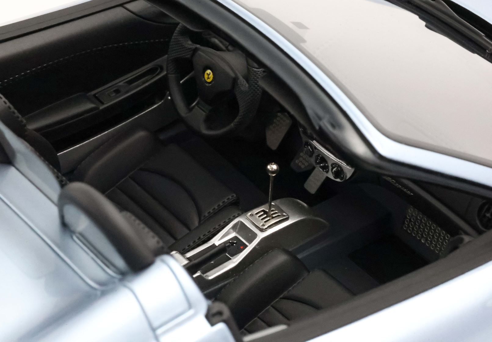 BBR Ferrari 360 Modena Spider Manual Transmission - Alloy Grey - Black | 1:18 - Imagen 8