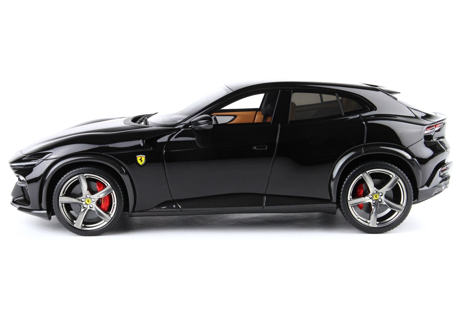 BBR Ferrari Purosangue Panoramadach, Französische Flagge - Purosangue Black | 1:18 - Immagine 4