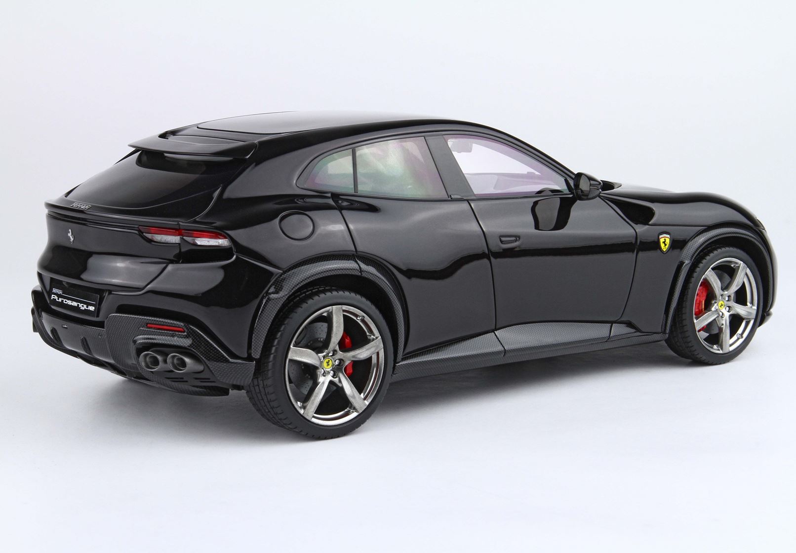 BBR Ferrari Purosangue Panoramadach, Französische Flagge - Purosangue Black | 1:18 - Immagine 5