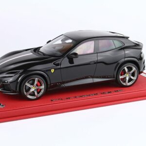 BBR Ferrari Purosangue Panoramadach, Französische Flagge - Purosangue Black | 1:18