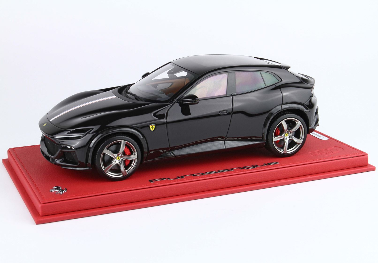 BBR Ferrari Purosangue Panoramadach, Französische Flagge - Purosangue Black | 1:18