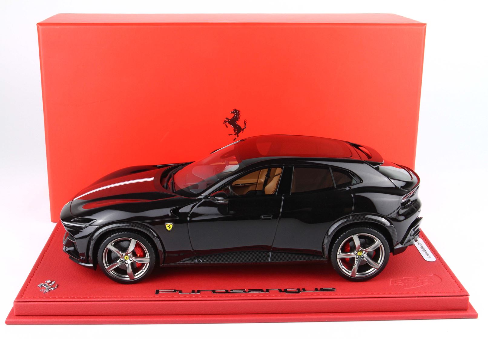BBR Ferrari Purosangue Panoramadach, Französische Flagge - Purosangue Black | 1:18 - Immagine 10