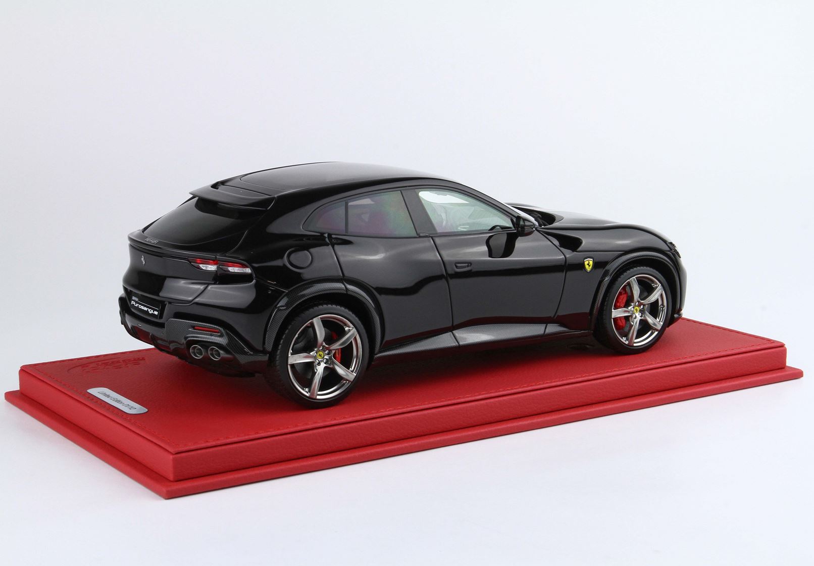 BBR Ferrari Purosangue Panoramic Roof Italian Flag - Purosangue Black | 1:18 - Imagen 2