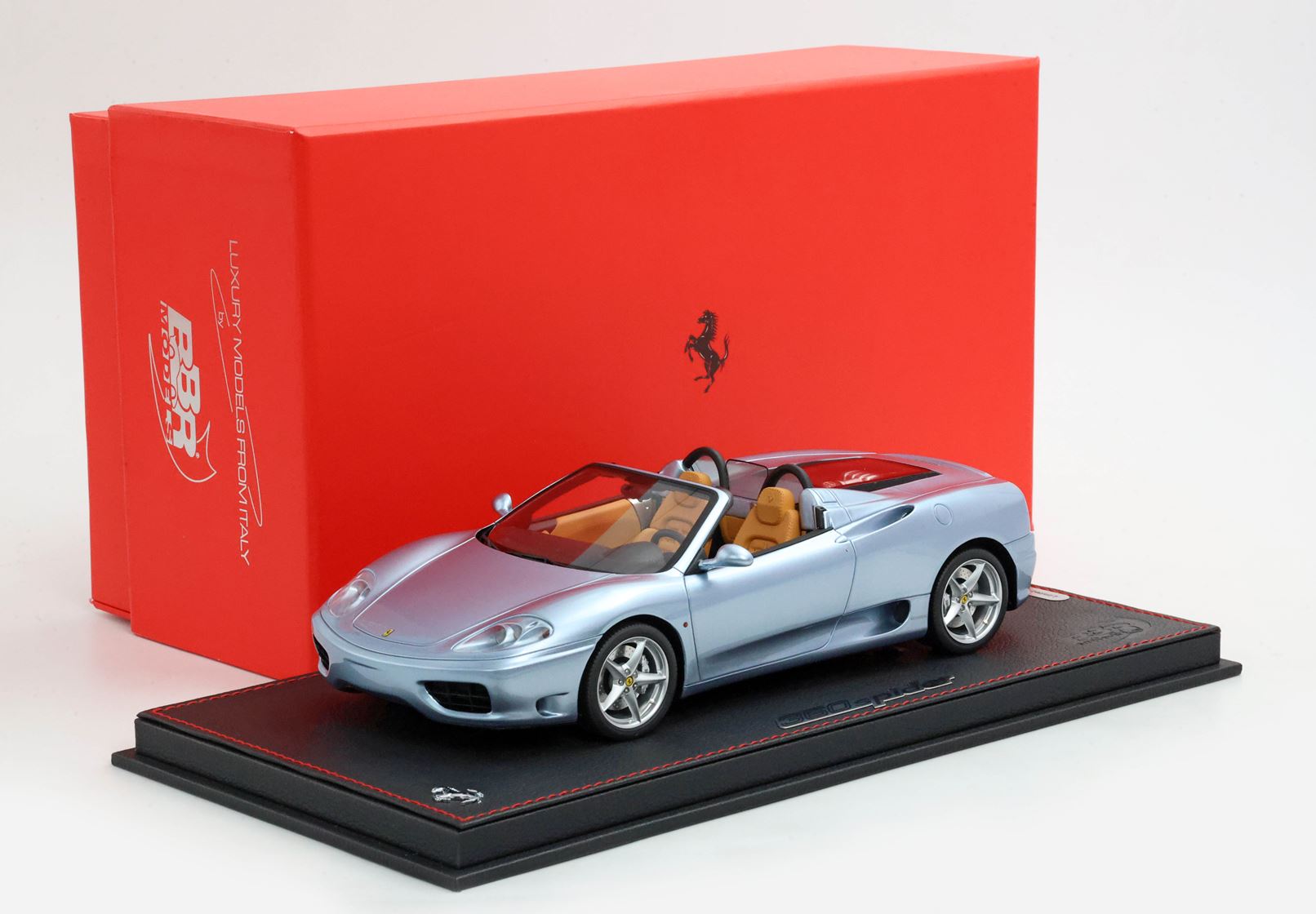BBR Ferrari 360 Modena Spider Cambio automatico - Alloy Grey | 1:18 - Imagen 10