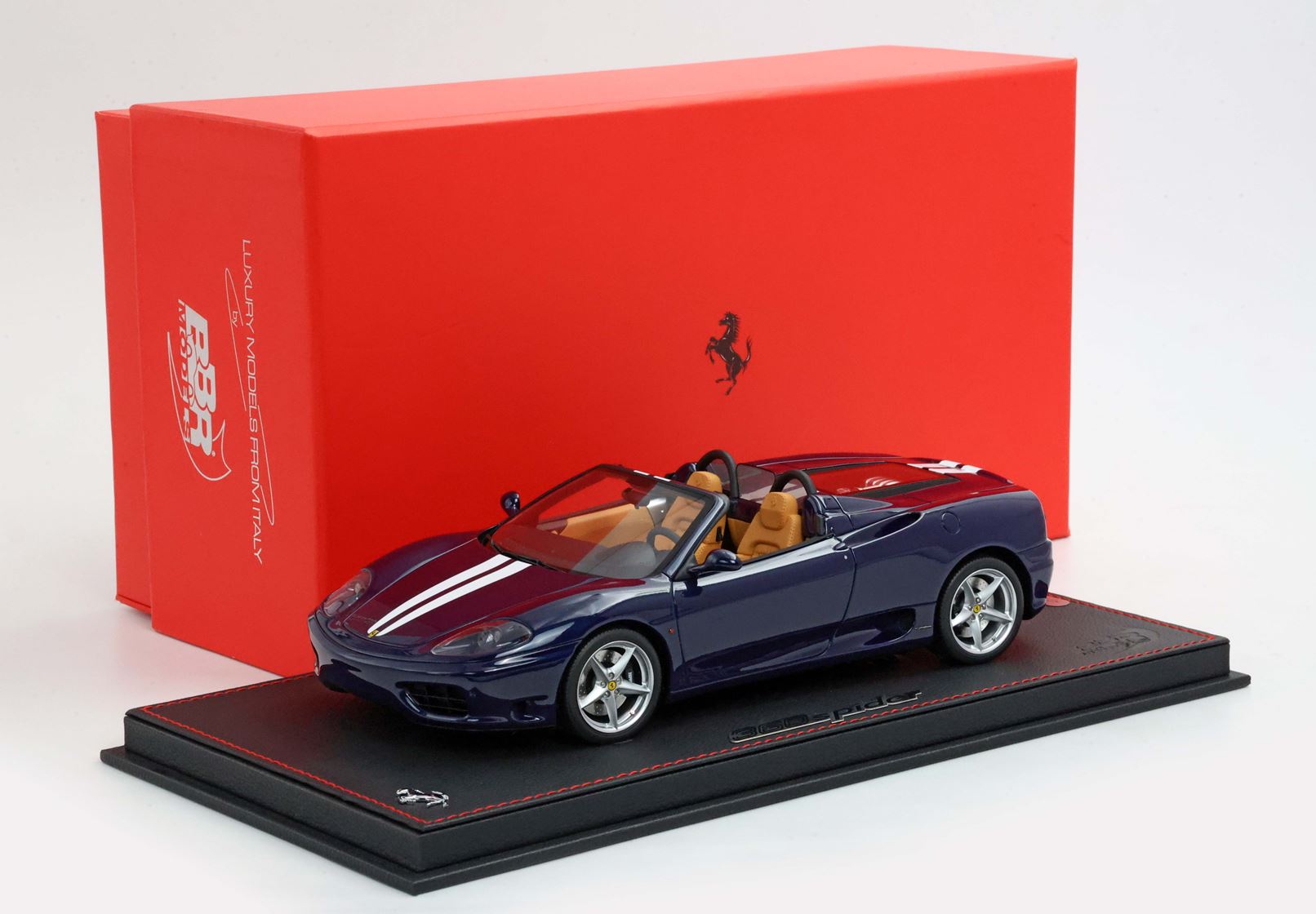 BBR Ferrari 360 Modena Spider Cambio automatico - Le Mans Blue | 1:18 - Imagen 10