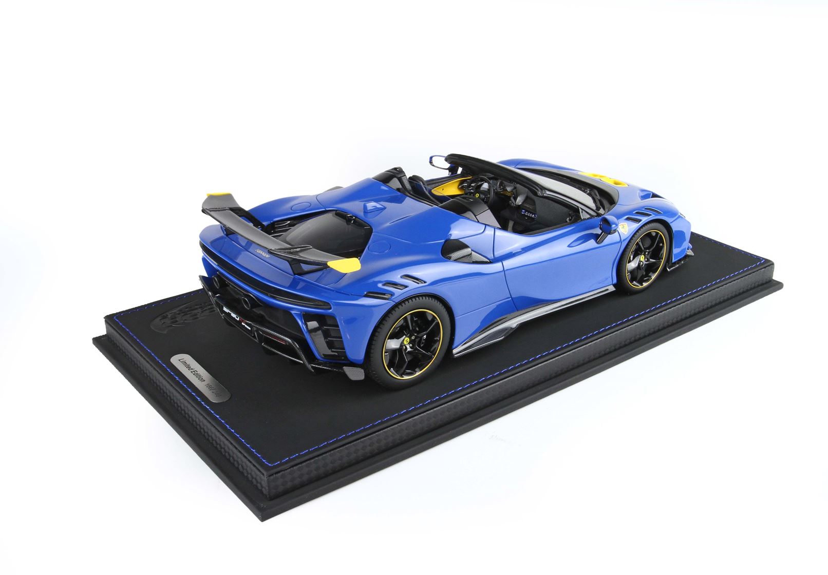 BBR Ferrari SF90 XX Spider - Dino Blue and Yellow | 1:18 - Imagen 2