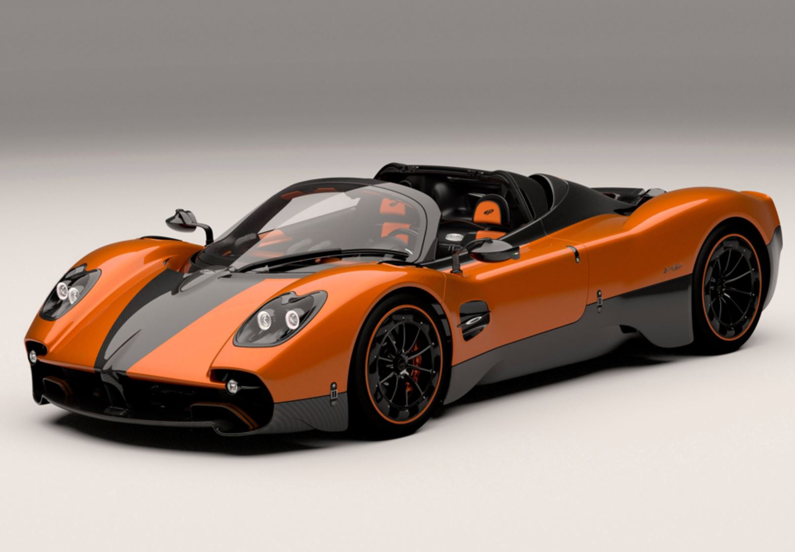 BBR Pagani Utopia Roadster Open Roof - St. Tropez Orange | 1:18