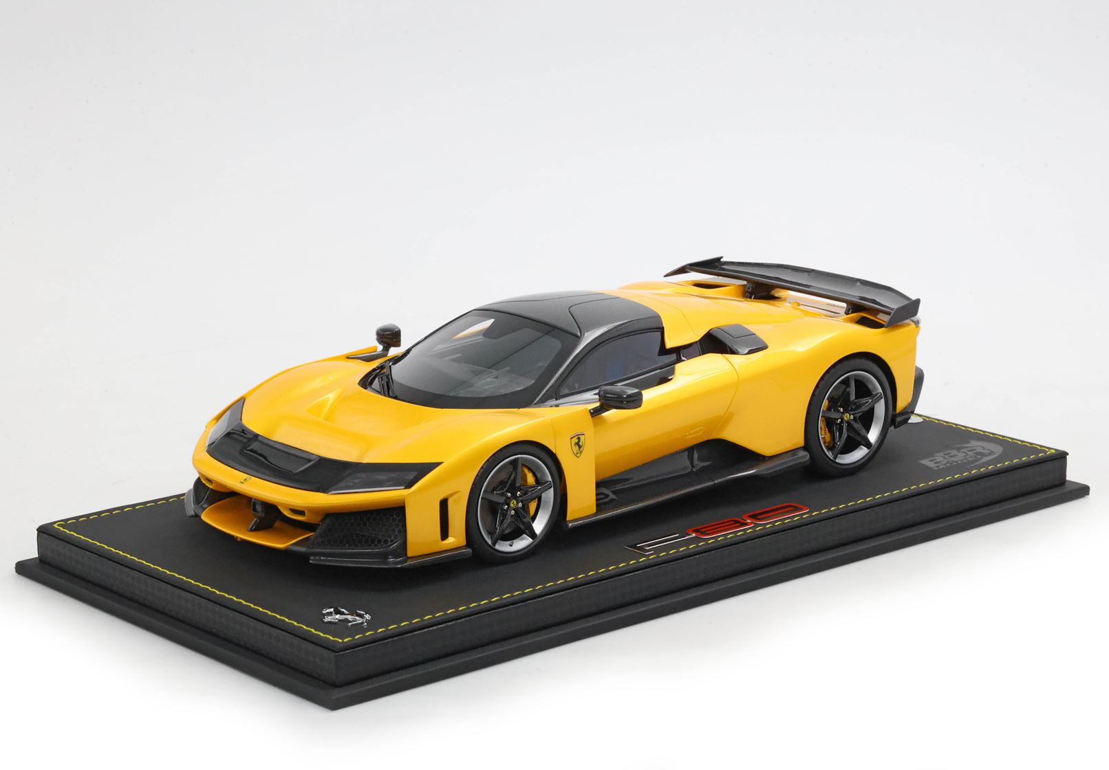 BBR Ferrari F80 Pinzas Amarillas y Ruedas Bicolor - Amarillo Tri-Capa | 1:18
