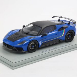 BBR Maserati GT2 Stradale With Italian Flag - Infinity Blue | 1:18