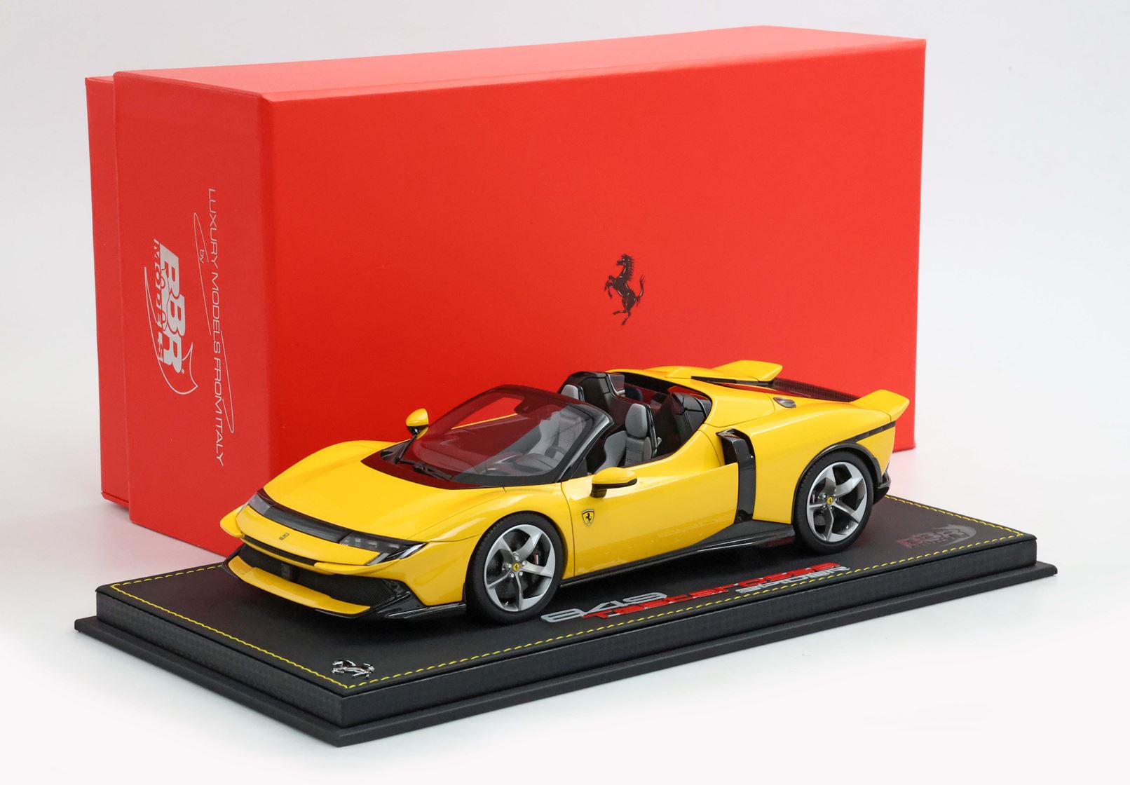 BBR Ferrari 849 Testarossa Spider Press Version - Modena Yellow | 1:18 - 画像9