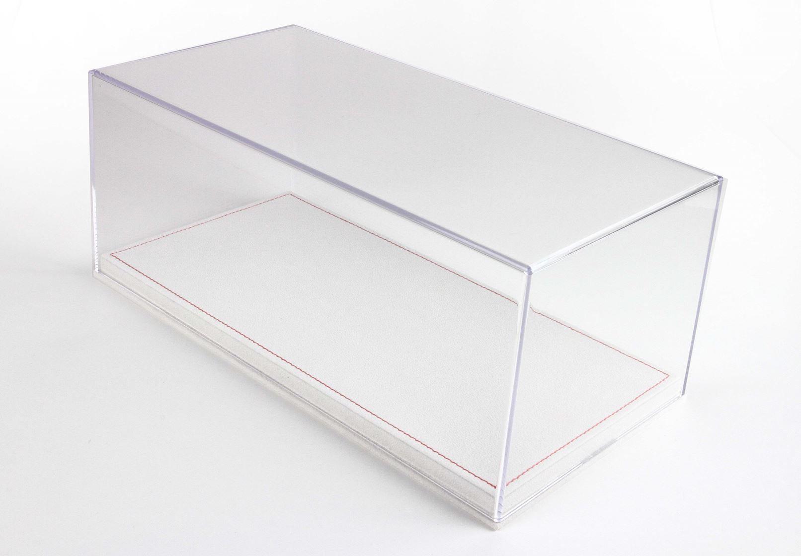 BBR Showcase Light Beige Alcantara Base Red Stitching (4 Pcs Box) | 1:18 - Image 2