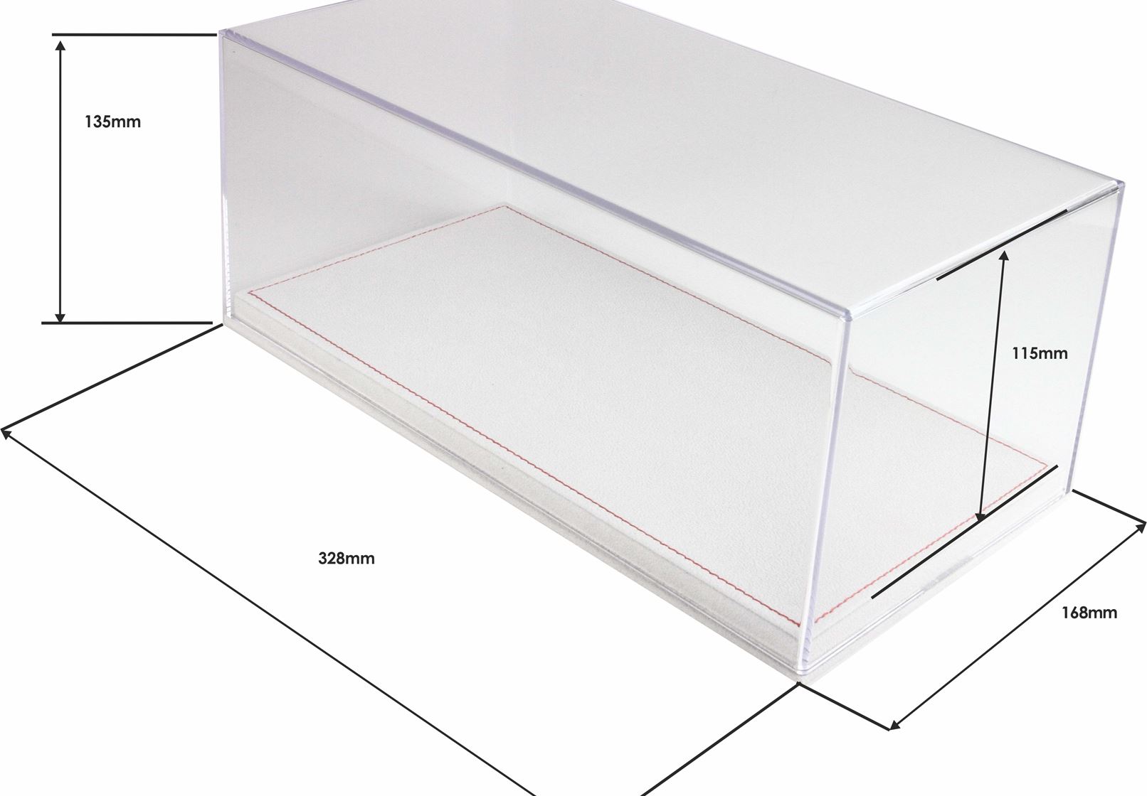 BBR Showcase Light Beige Alcantara Base Red Stitching (4 Pcs Box) | 1:18 - Image 4