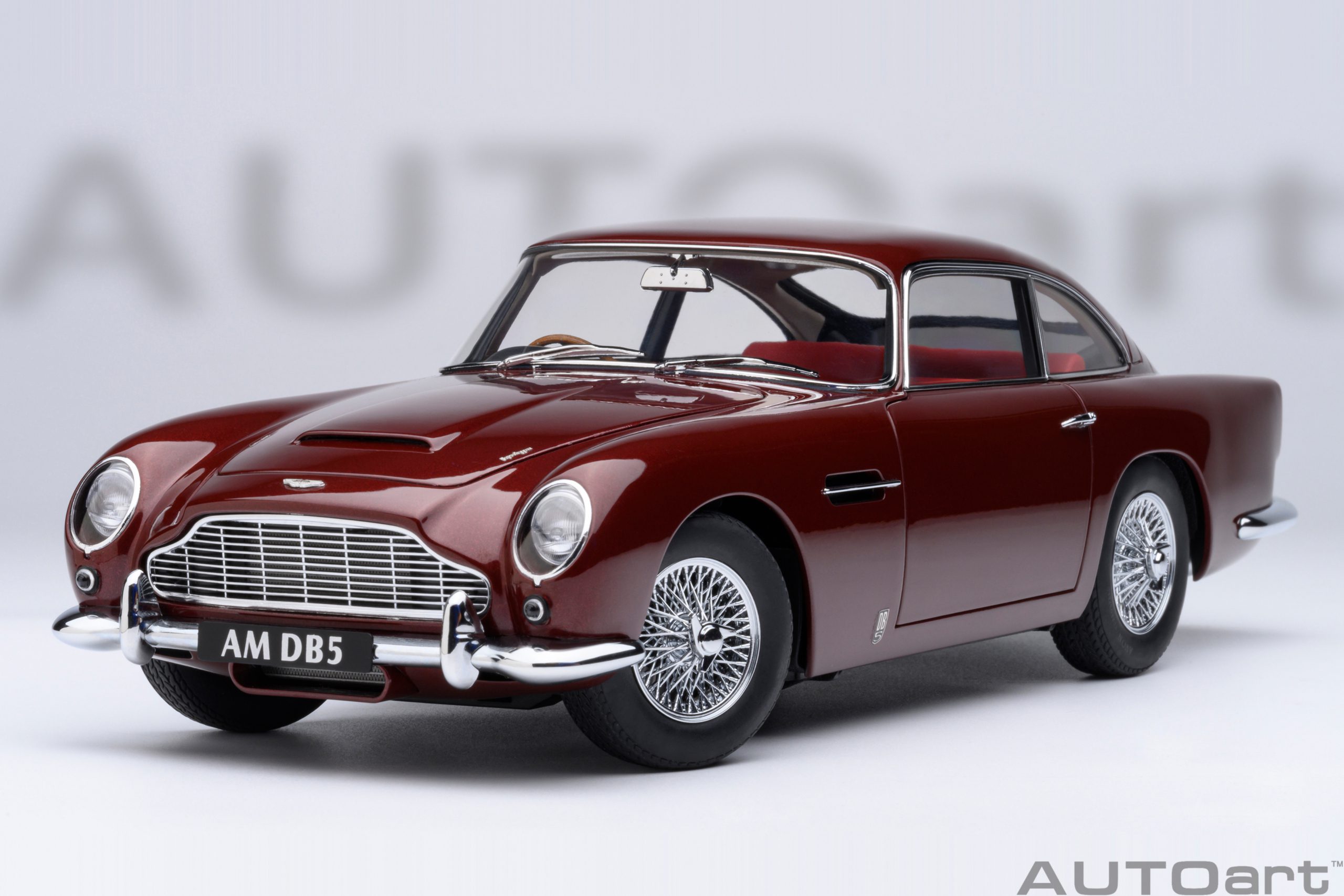 AUTOart Aston Martin DB5 1964 1:18 - Dubonnet Rosso - 画像17