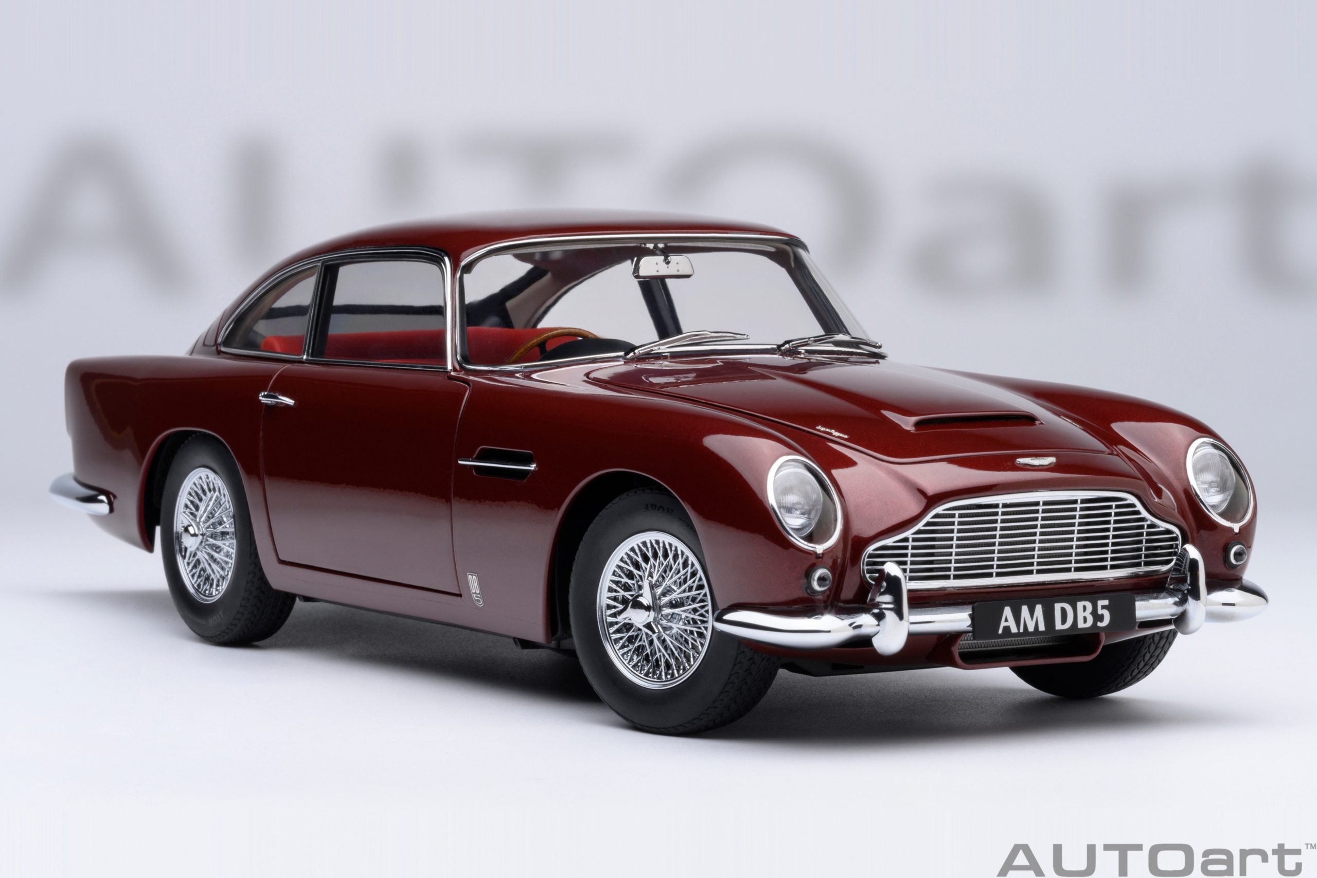 AUTOart Aston Martin DB5 1964 1:18 - Dubonnet Rosso - 画像18