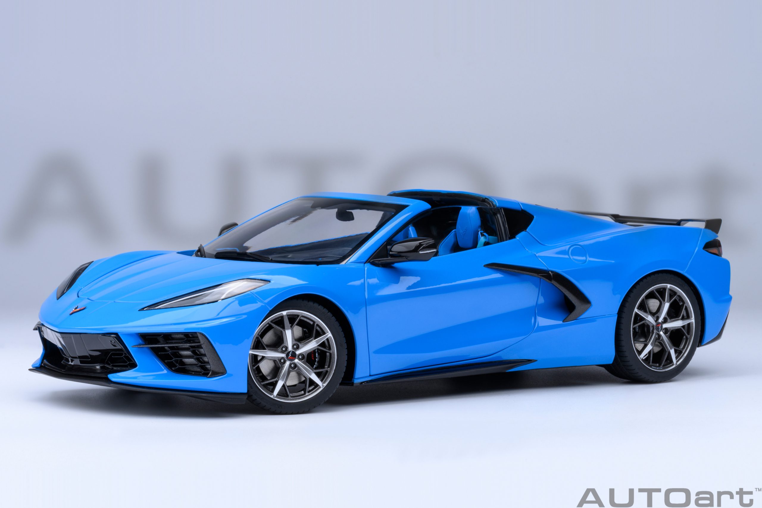 AUTOart Chevrolet Corvette C8 Stingray Z51 2020 1:18 - Bleu Rapide