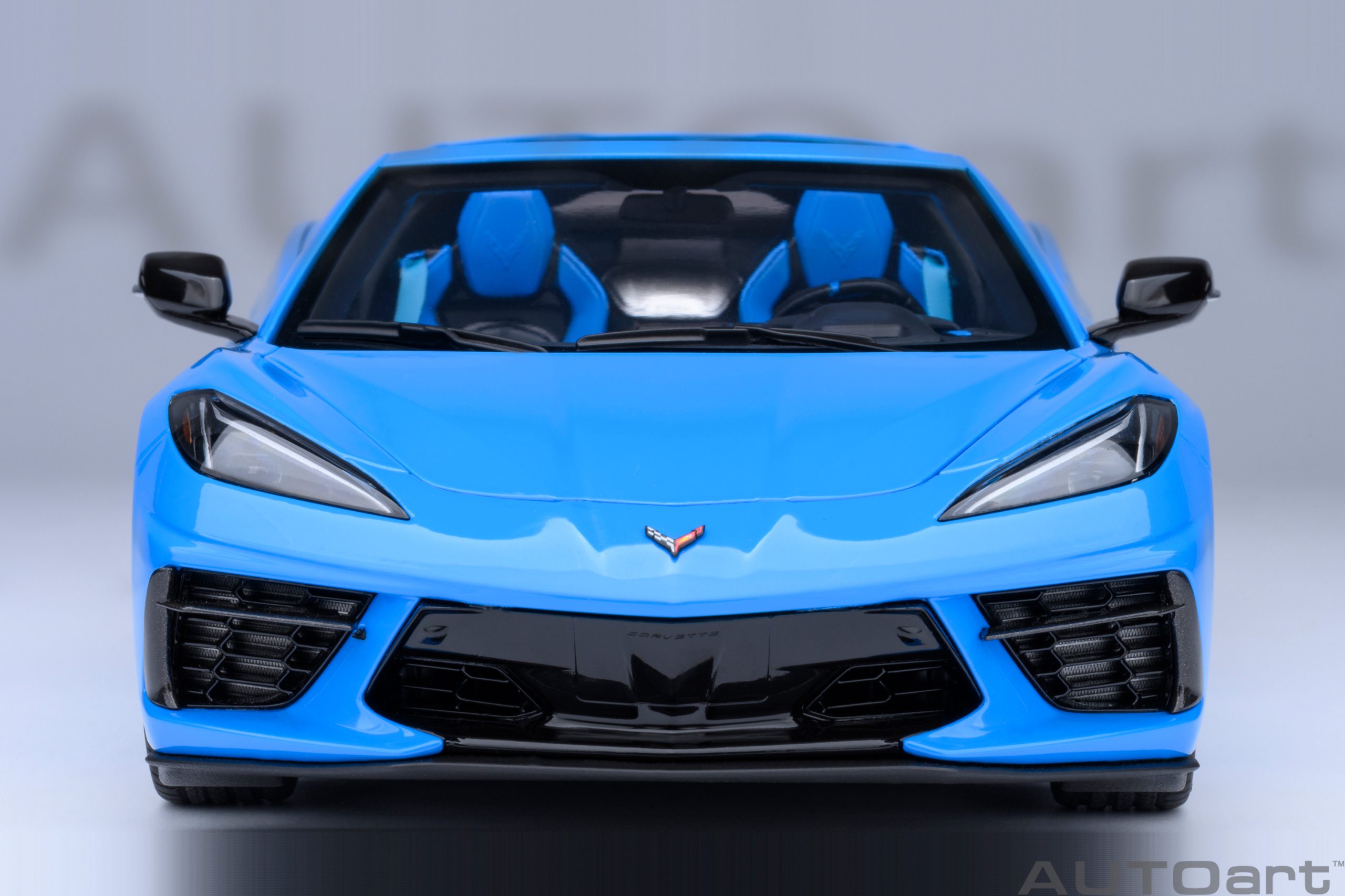 AUTOart Chevrolet Corvette C8 Stingray Z51 2020 1:18 - Rapid Blue - Image 7