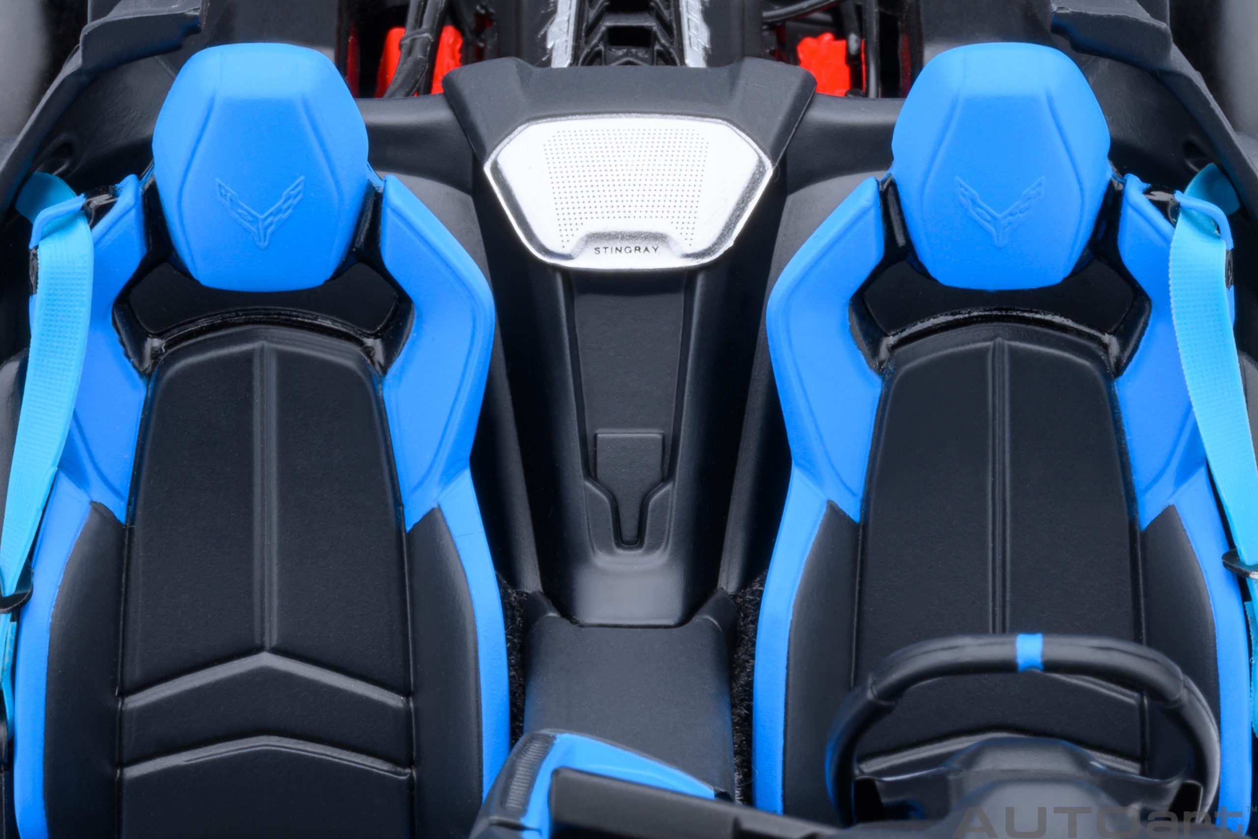 AUTOart Chevrolet Corvette C8 Stingray Z51 2020 1:18 - Rapid Blue - Image 15